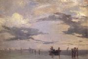 Richard Parkes Bonington View of the Lagoon near Venice (mk05) china oil painting reproduction